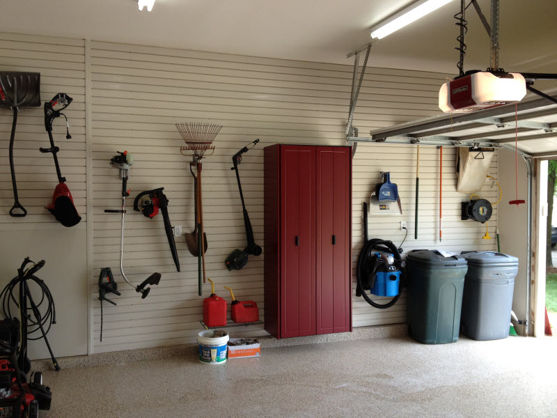 Greensburg - Slatwall and a Garage Storage Cabinet